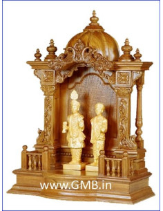 Luxury Wooden Swaminarayan Mandir | GMB Sculptures