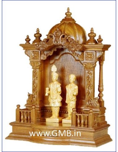 Luxury Wooden Swaminarayan Mandir | GMB Sculptures