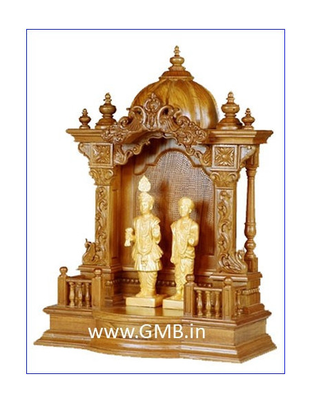 Luxury Wooden Swaminarayan Mandir | GMB Sculptures