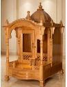 Sevan Wood Mandir with Glass Doors