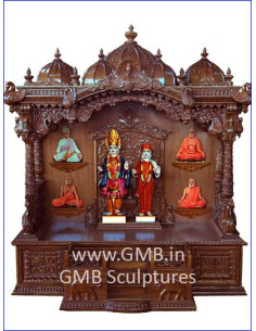 Hand-Carved Wooden Swaminarayan Mandir | Luxury Temple