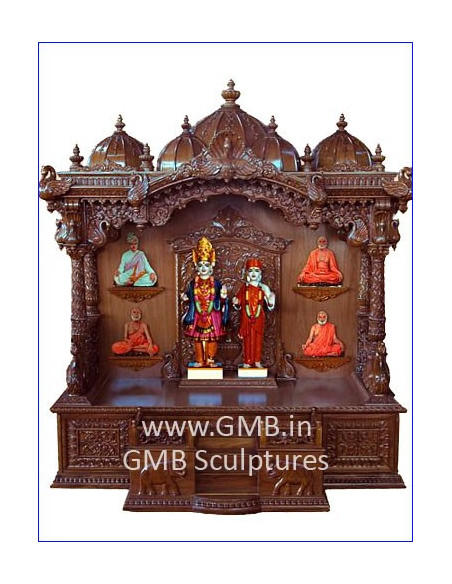 Hand-Carved Wooden Swaminarayan Mandir | Luxury Temple