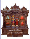 Hand-Carved Wooden Swaminarayan Mandir | Luxury Temple