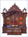 Hand-Carved Wooden Swaminarayan Mandir | Premium Temple