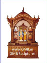 Hand-Carved Wooden Swaminarayan Mandir | GMB