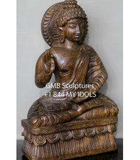 Wooden Small Budhha