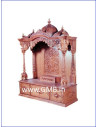 Luxury Hand-Carved Wooden Mandir with Storage | GMB